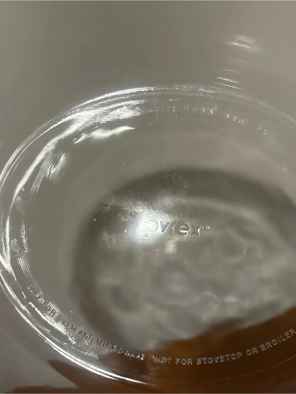 Vintage Pyrex Clear Glass Oval Casserole Roaster Dish #8501